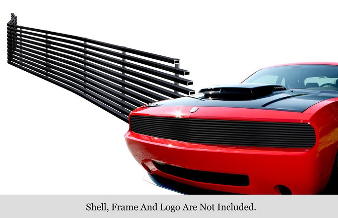 Black Phantom Grille 08-14 Dodge Challenger